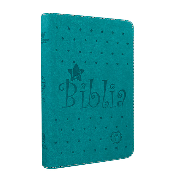 Biblia TLA mediana verde aquamarina TLA066LGPJR