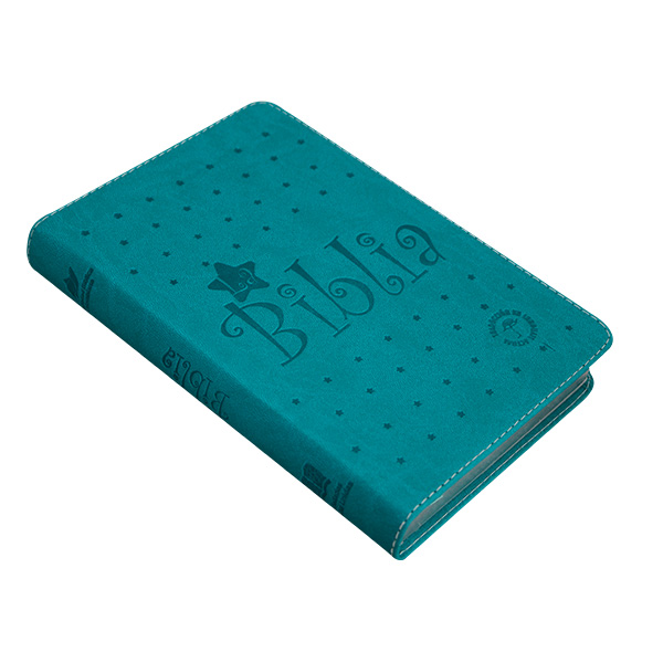 Biblia TLA mediana verde aquamarina TLA066LGPJR