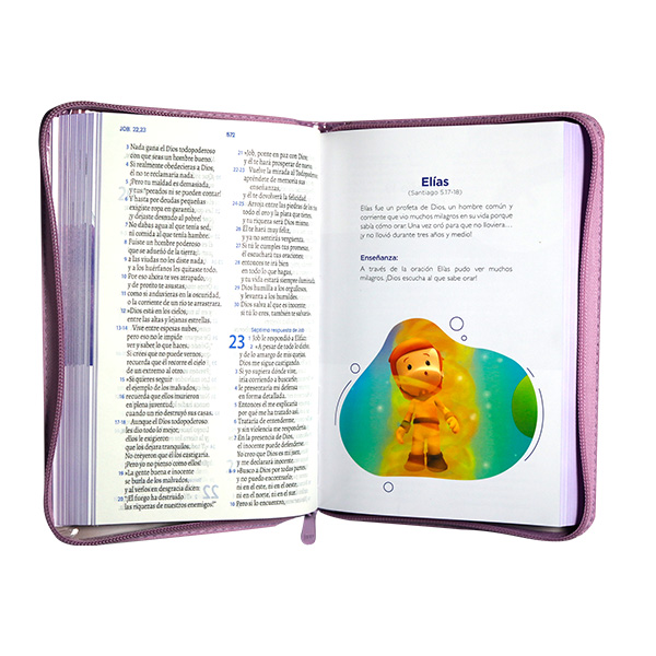Biblia TLA se un heroe rosa cierre TLA062LGPZPJRa
