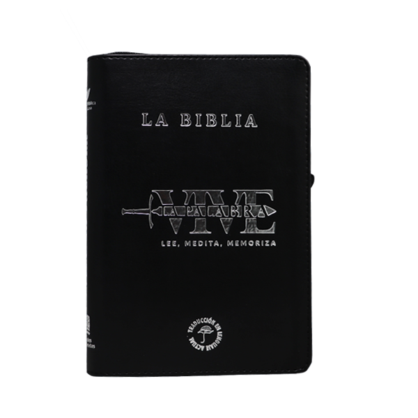 Biblia TLA vive la palabra negro TLA66LGZT PJR