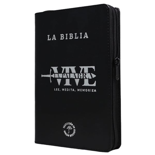 Biblia TLA vive la palabra negro TLA66LGZT PJR